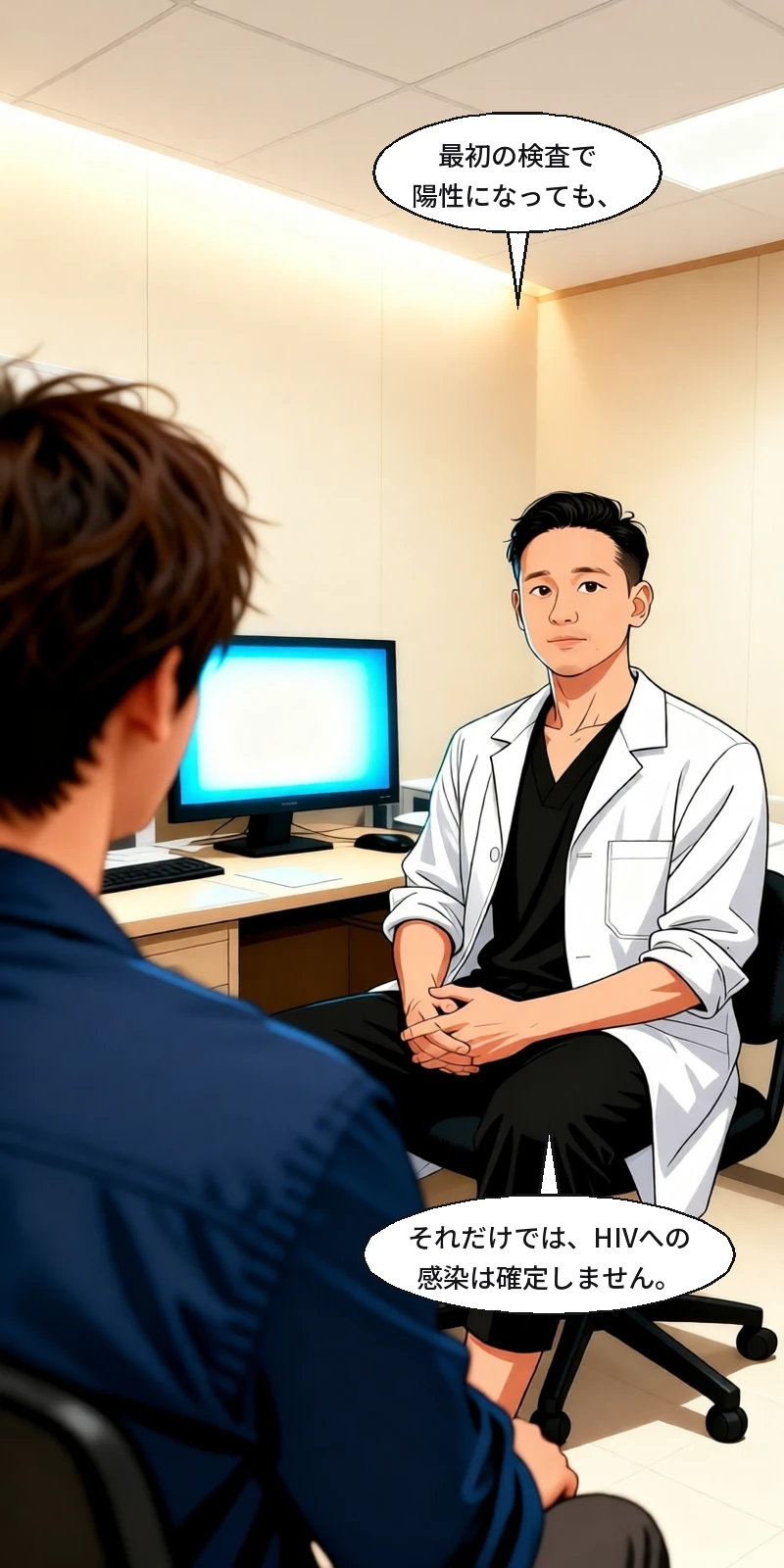 HIVスクリーニング検査が陽性になった人の話。(19/44)