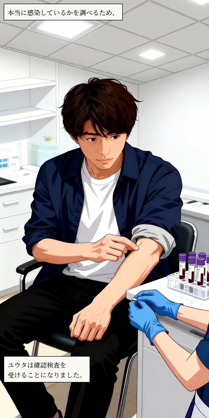 HIVスクリーニング検査が陽性になった人の話。(25/44)